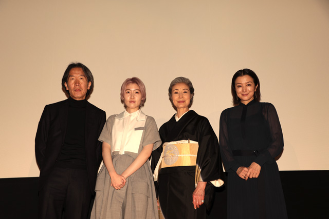 富司純子、この映画は最後の宝物のよう！ 映画『椿の庭』公開初日舞台挨拶