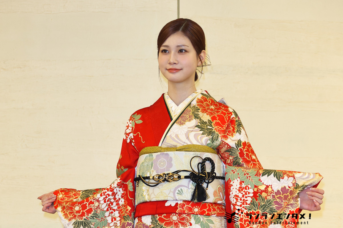 生見愛瑠　2026年は“見ない日はないね”と言われる人になりたい！ 「エイベックス 2026晴れ着お披露目会」