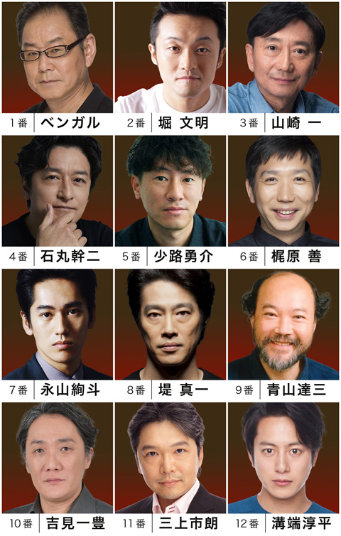 堤真一、永山絢斗、溝端淳平、石丸幹二など日本屈指の俳優が出演！舞台『十二人の怒れる男』上演決定