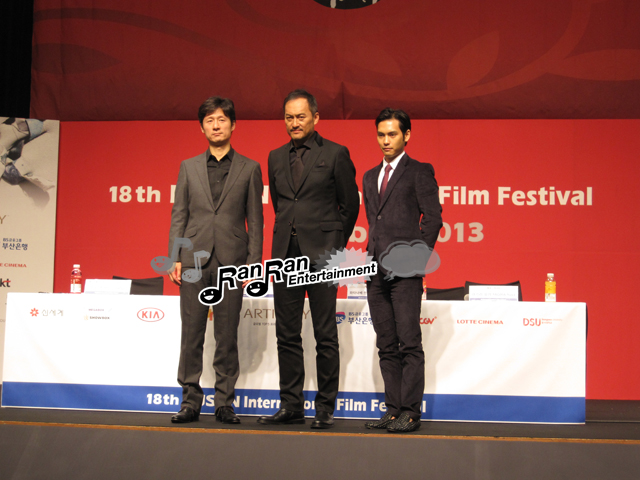 釜山国際映画祭で『許されざる者』上映トークショーや舞台挨拶に立った渡辺謙ら