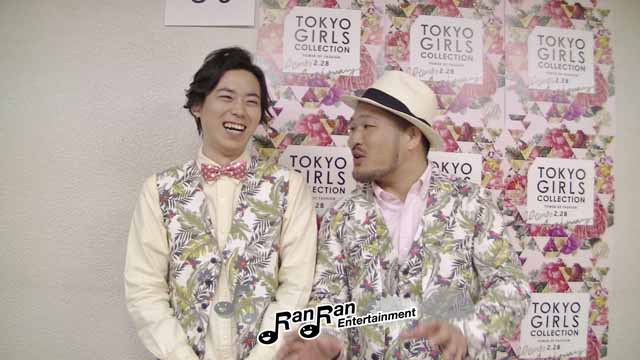 大人気のお笑いコンビ、クマムシが『東京ガールズコレクション2015　SPRING/SUMMER』に登場！単独インタビューで魅力爆発！
