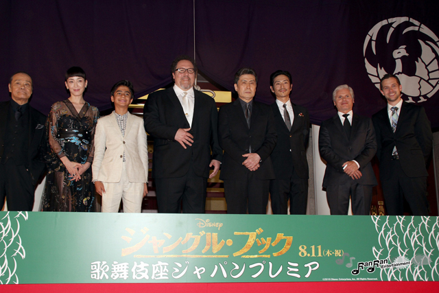 ディズニー映画『ジャングル・ブック』が歌舞伎座で洋画初のプレミア！